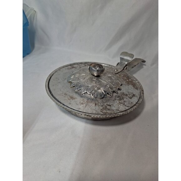 Vintage Continental Silver Co. Wild Rose Silent Butler Brilliantone #1005 - Picture 4 of 9